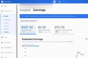 Creator earnings. 53 Creator earnings. View the earnings Insights for the Page..