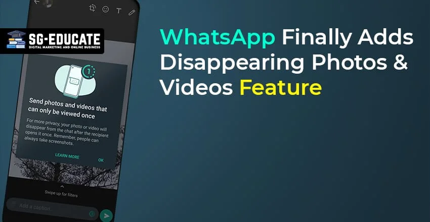 Whatsapp’s Feature ‘View Once’ brings disappearing photos